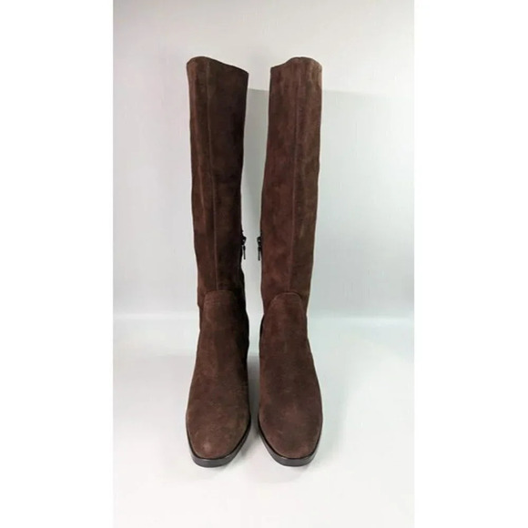 Rag & Bone Women's Hazel Tall Boots Espresso Suede Leather Size 7 (MSRP $650) - Picture 3 of 10